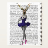 Ballerina Deer in Blue Planner (Achterkant)