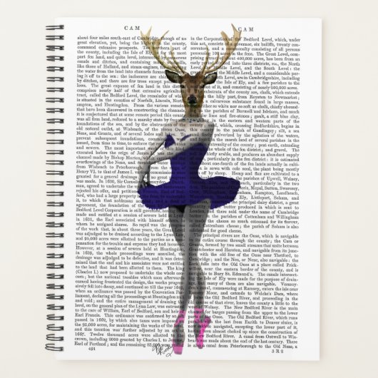 Ballerina Deer in Blue Planner (Voorkant)