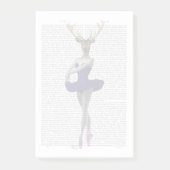 Ballerina Deer in Blue Post-it® Notes (Voorkant)
