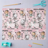 Ballerina dieren tissuepapier (Craft)