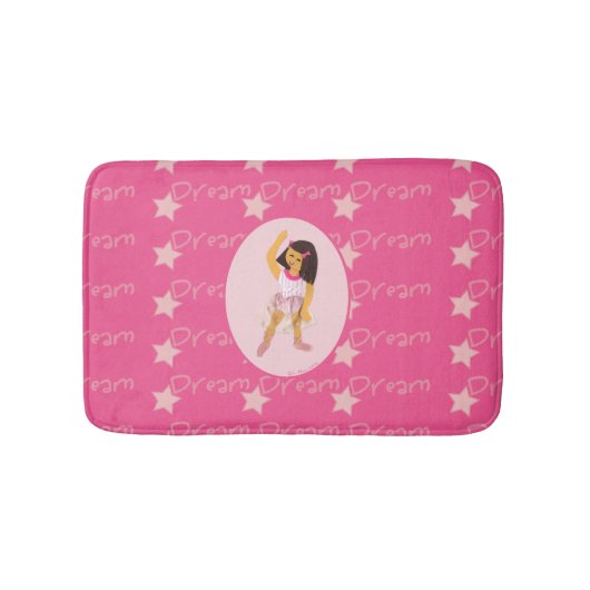 Ballerina Dreams Bathmat Badmat (Voorkant)