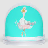 Ballerina Duck Sneeuwbol (Voorkant)