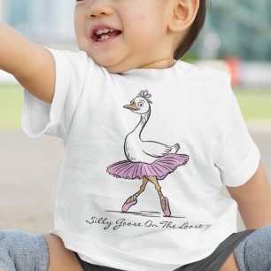 Ballerina Dwaze Gans Op Hol Custom Tekst