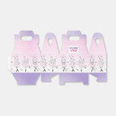 Ballerina Elephant Dance Overweging Bedankdoosjes (Uitgevouwen)