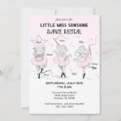 Ballerina Elephant Dance Overweging Kaart (Voorkant)