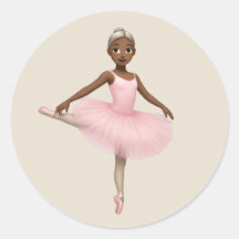 Ballerina emoji in roze tutu