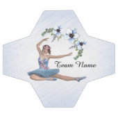 Ballerina en bleu Nom personnel (Plat)