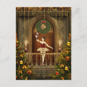 Ballerina en Nutcracker Digital Art Briefkaart