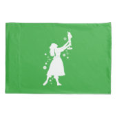 Ballerina en Nutcracker met Kerstmis Kussensloop (Achterkant)