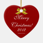 Ballerina en Nutcracker-Ornament voor kerstmis Keramisch Ornament (Achterkant)