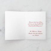 Ballerina en Nutcracker Season's Greetings Kaart (Binnen)