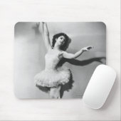 Ballerina en pointe B&W Muismat (Met muis)