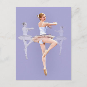 Ballerina en triple, carte postale