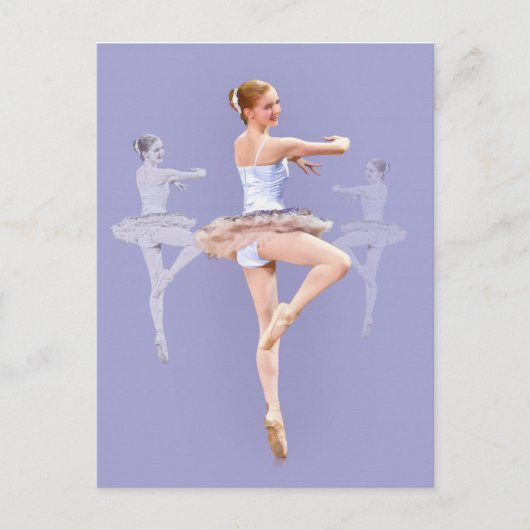 Ballerina en triple, carte postale (Devant)