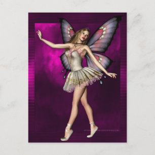 Ballerina Fairy Artwork D1 Briefkaarten