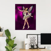 Ballerina Fairy Artwork D1 Poster Imprimer (Bureau à domicile)