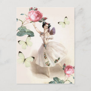 Ballerina Fairy Briefkaart