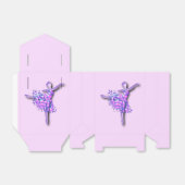 Ballerina Favor Box Ballet Dance Bedankdoosjes (Uitgevouwen)