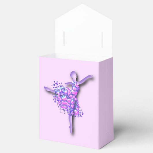 Ballerina Favor Box Ballet Dance Bedankdoosjes (Geopend)
