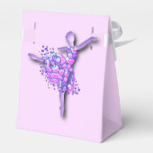 Ballerina Favor Box Ballet Dance Bedankdoosjes (Achterkant)