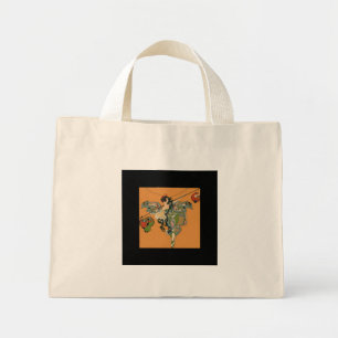 Ballerina Fee Met Lantaarns Mini Tote Bag