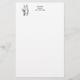 Ballerina Feet on Pointe #1 Briefpapier
