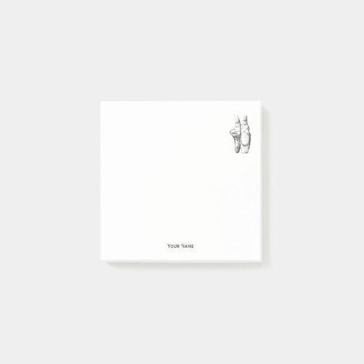 Ballerina Feet on Pointe #1 Post-it® Notes (Voorkant)