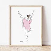 Ballerina, Fille de ballet, Tutu, Fleurs roses