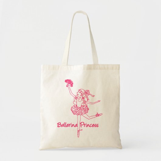 Ballerina fille sac de ballet rose (Devant)