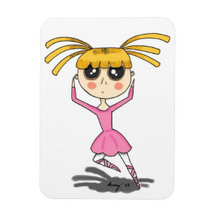 Ballerina Flexible Magnet Magneet