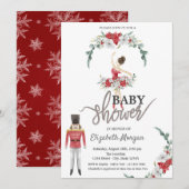 Ballerina Flowers Notenkraker Baby shower Kaart (Voorkant / Achterkant)