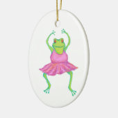 Ballerina Frog Ornament (Links)