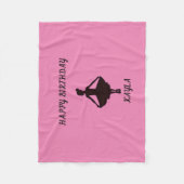 Ballerina gelukkig verjaardag aangepaste fleece de (Voorkant)