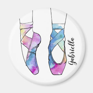 Ballerina gepersonaliseerd ballet magneet