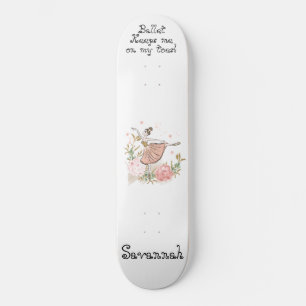 Ballerina gift, balletskateboard skateboard