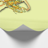 Ballerina Gift Wrapping Papier Ballet Danser Meisj (Hoek)