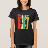 Ballerina Girl Ballet Barre Ballet Dancer Pointe S T-shirt (Voorkant)