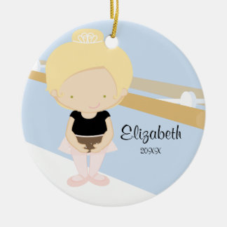 Ballerina Girl Ballet Dance kerstversiering Keramisch Ornament