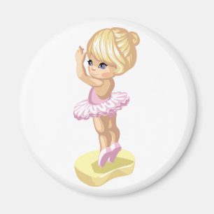 Ballerina Girl Magnet Magneet