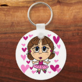 Ballerina Girl Sleutelhanger (Voorkant)
