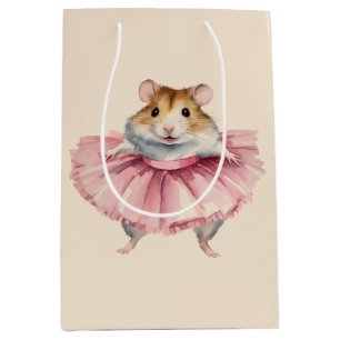 Ballerina Hamster Meisjes Gepersonaliseerde verjaa Medium Cadeauzakje