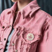 Ballerina Hamster Meisjes Verjaardag Gepersonalise Ronde Button 3,2 Cm