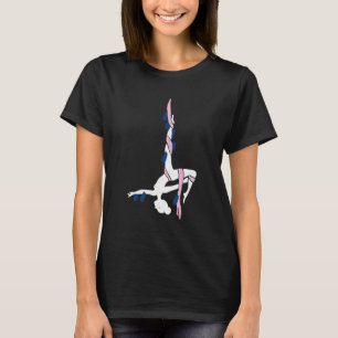 Ballerina hangt aan de robes Dance Gymnast Sport A T-shirt