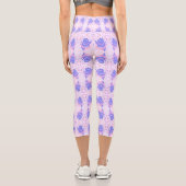 Ballerina Hippo Ballet Dancer Capri Leggings (Verso)