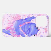 Ballerina Hippo Ballet Dancer Funny coque iphone (Verso (horizontal))