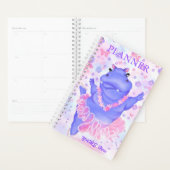 Ballerina Hippo Ballet Dancer Planner Aangepaste N (Display)