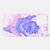 Ballerina Hippo Drôle coque iphone danseuse de bal (Verso (horizontal))
