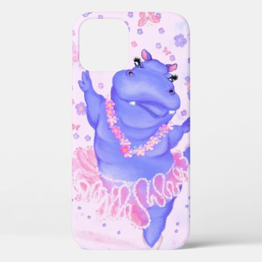 Ballerina Hippo Drôle coque iphone danseuse de bal (Verso)
