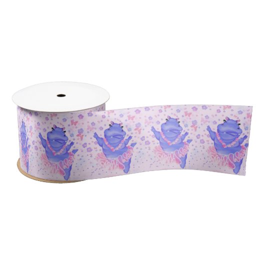 Ballerina Hippo Ribbon Lint (Spoel)