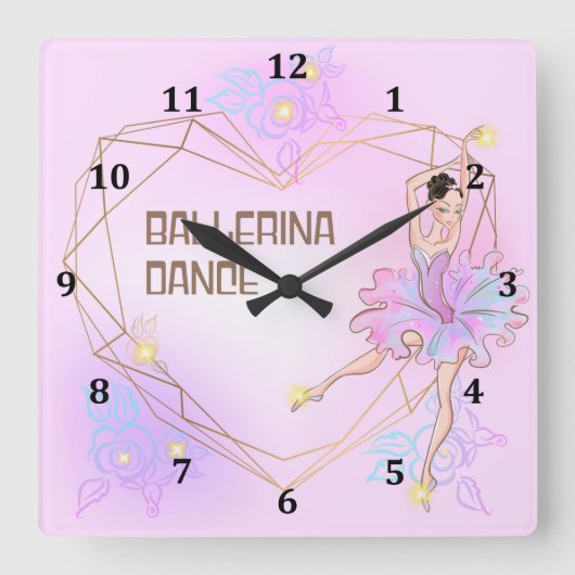 Ballerina Horloge pour les jeunes filles Salle (Recto)